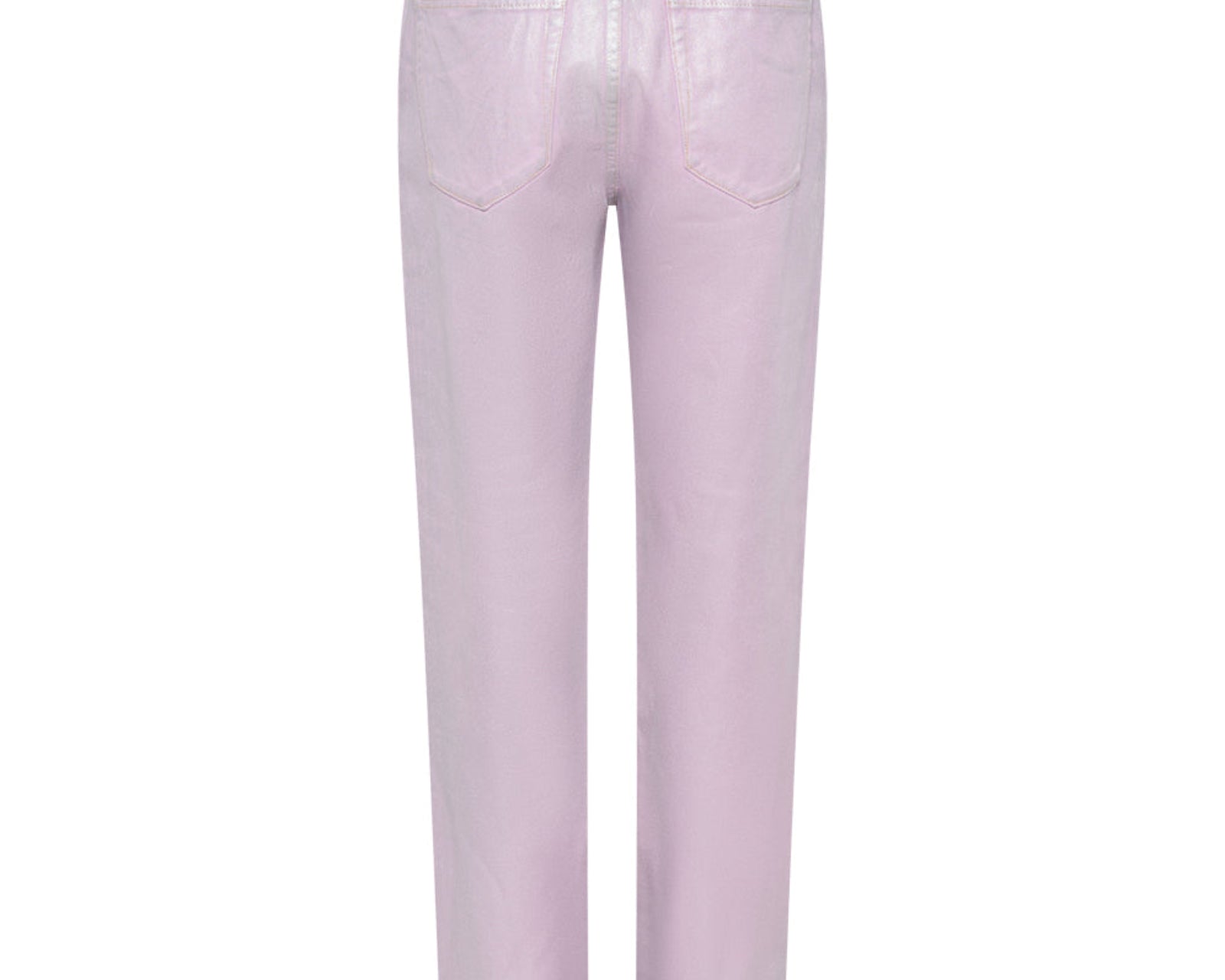 Awesome Baggies High Waist Straight Leg Denim Jeans- Pink Envy Foil