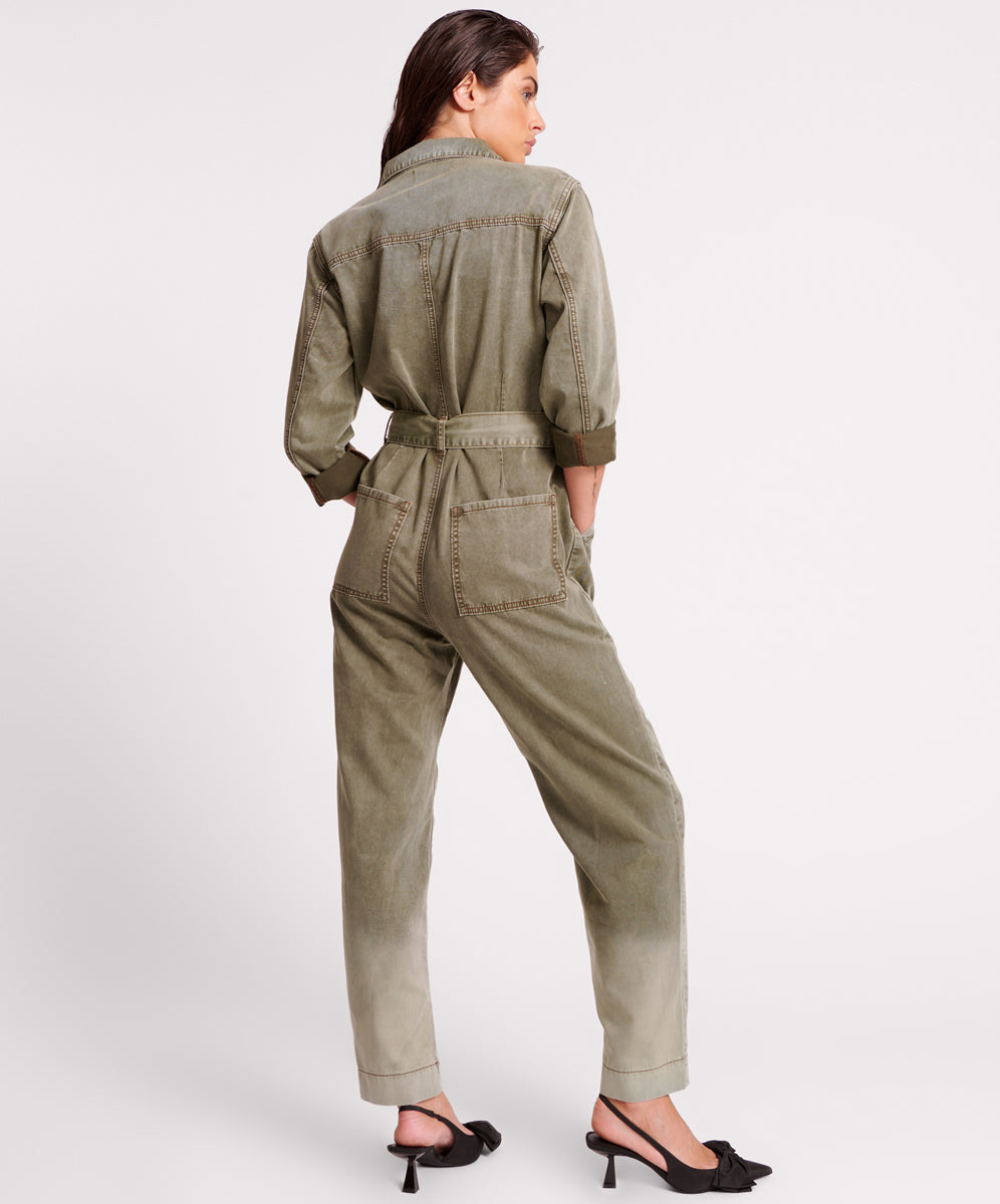 OLD KHAKI CLAUDIA OVERALLS