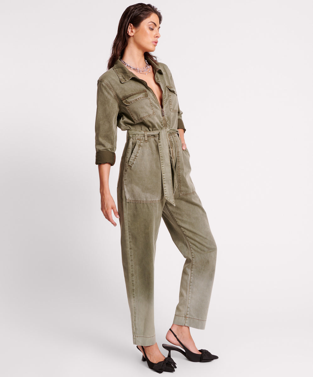 OLD KHAKI CLAUDIA OVERALLS