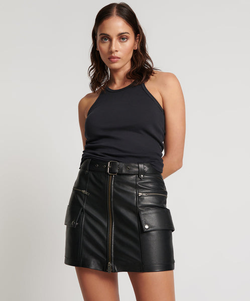 【MORE THAN BLACK】LEATHER BIKER SKIRT Amazon.com: Lishow Fashion Black Leather Moto Biker Mini