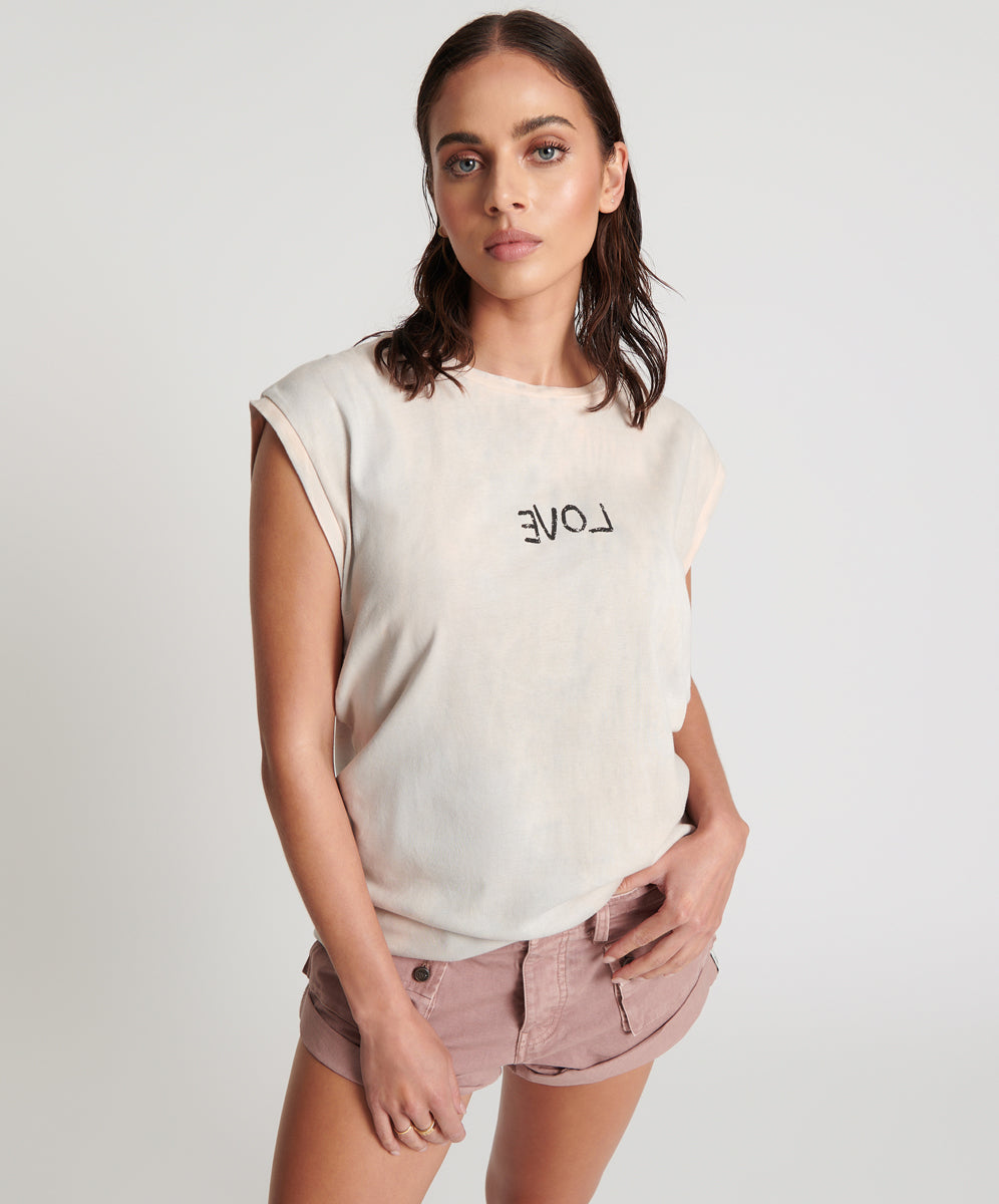 Products PINK LOVE STAINED TANK