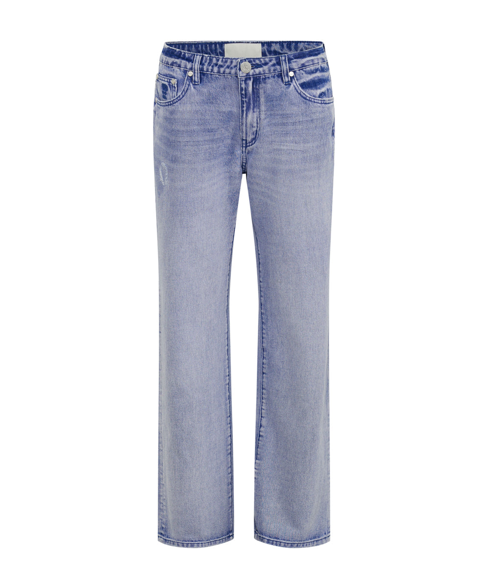 Lowriders Jeans Low Riders Low Waist Wide Leg Denim Jeans - Cupid Blue