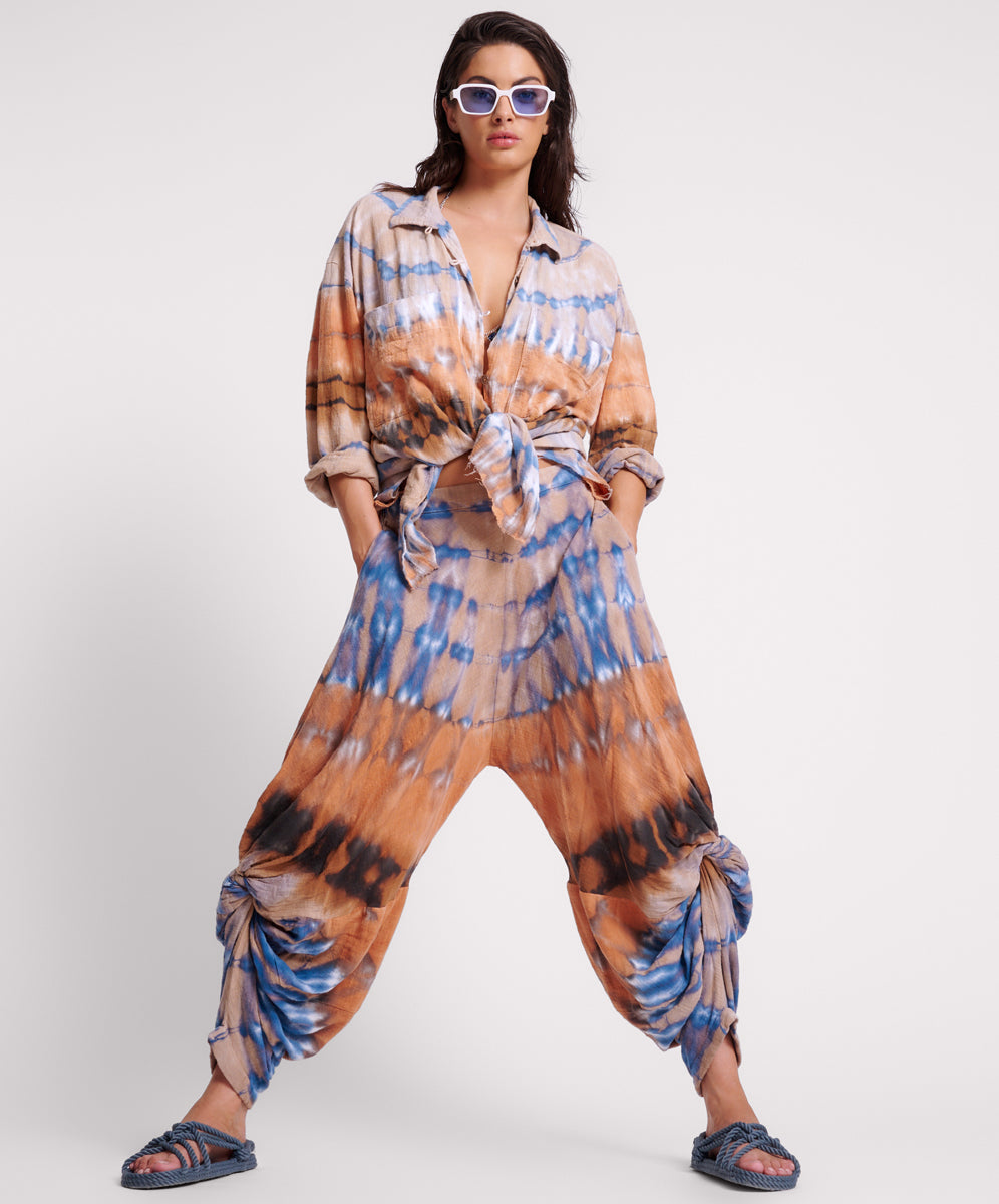 Products MIRAGE HAND TIE DYED GYPSY HAREM PANTS