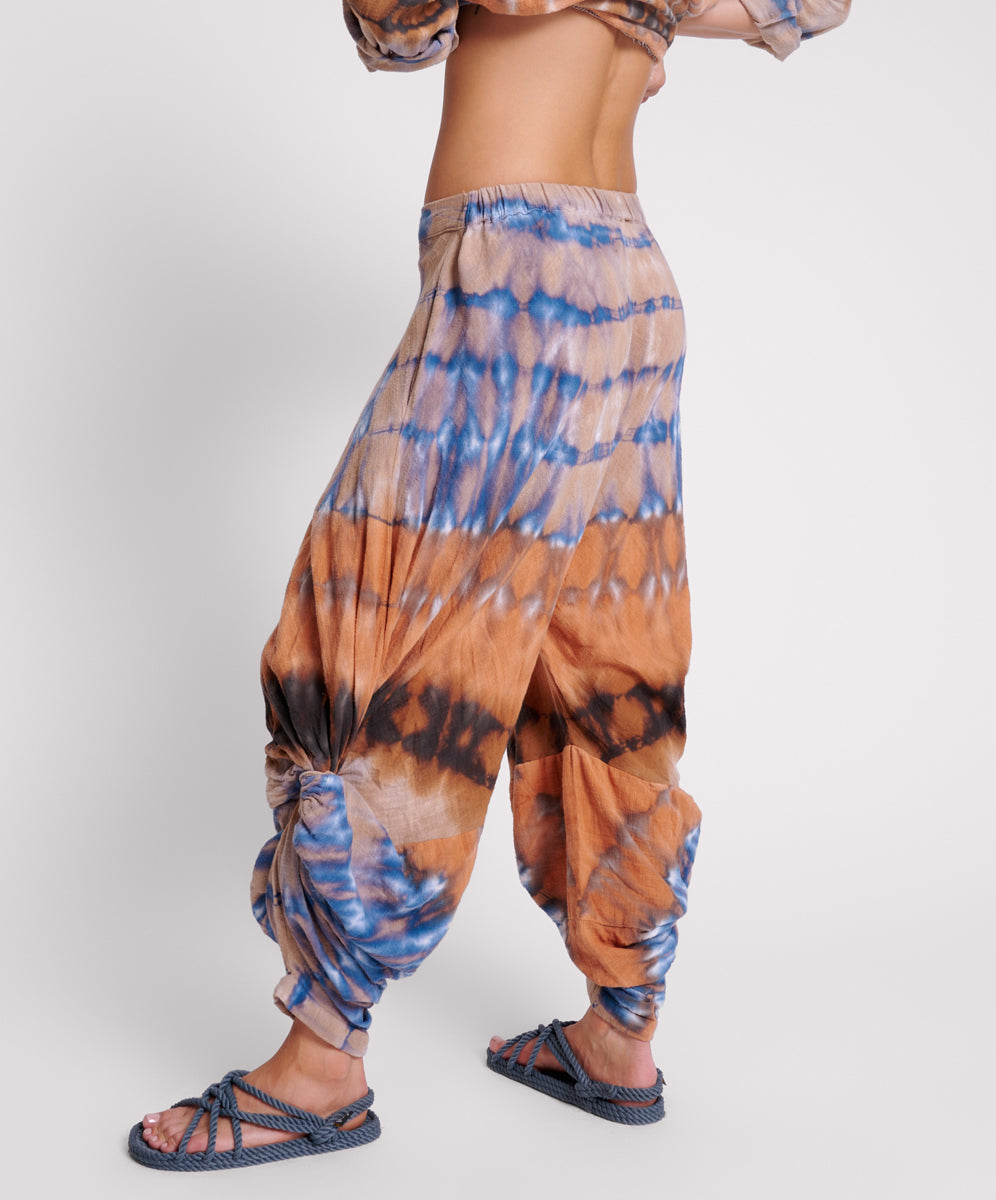 Products MIRAGE HAND TIE DYED GYPSY HAREM PANTS