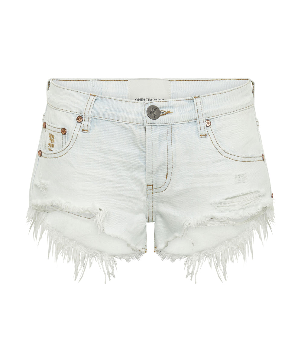 Products Bonitas Low Waist Denim Shorts - Bel Air Blue
