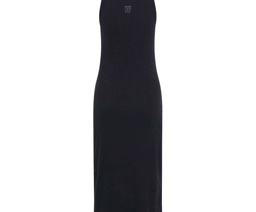 Washed Black One Teaspoon Rib Singlet Dress - Black