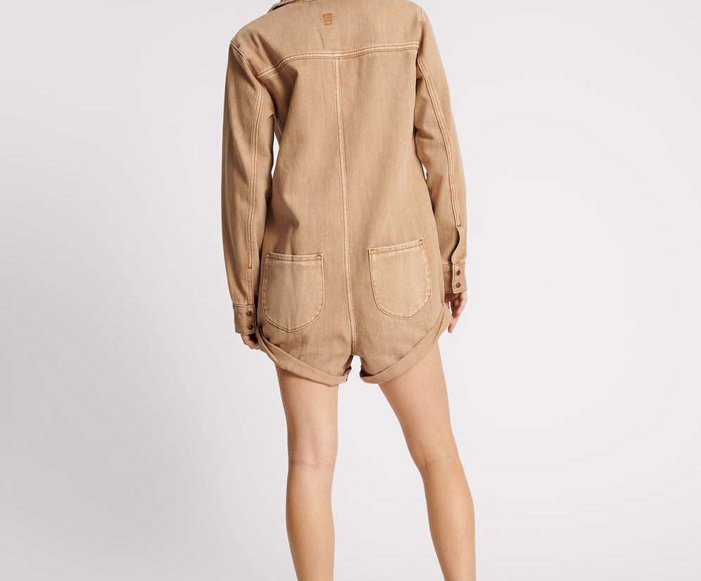 Prophecy Jumpsuit - Gold Earth