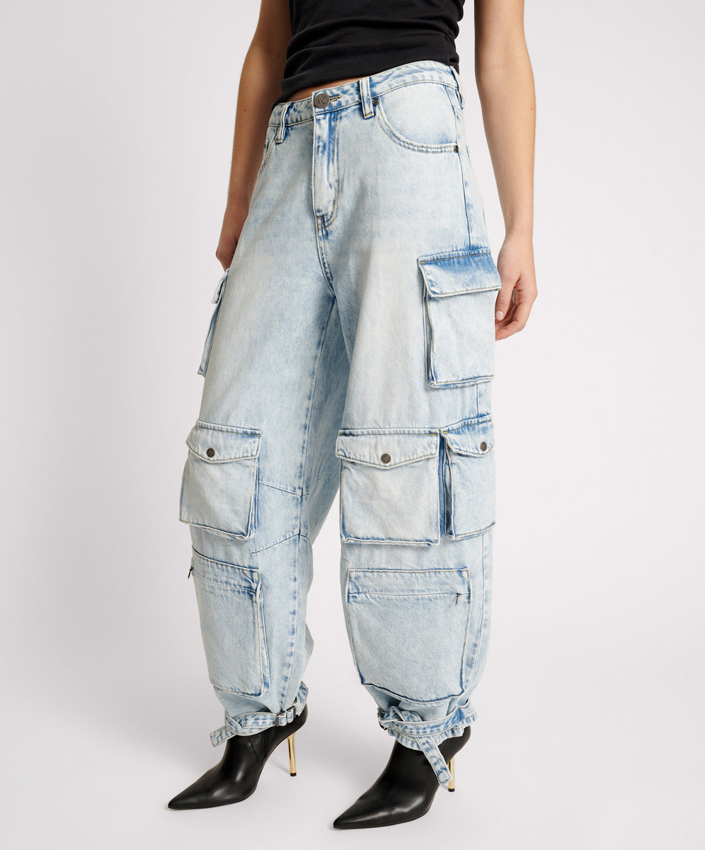 新品✨Spick and Span 5 1/2 CARGO-LINE DENIM Spick & Span(スピックアンドスパン)の「5 1/2 CARGO-LINE DENIM