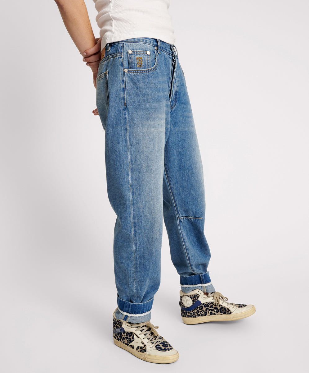 Bandits Low Waist Boyfriend Denim Jeans - Pacifica | One