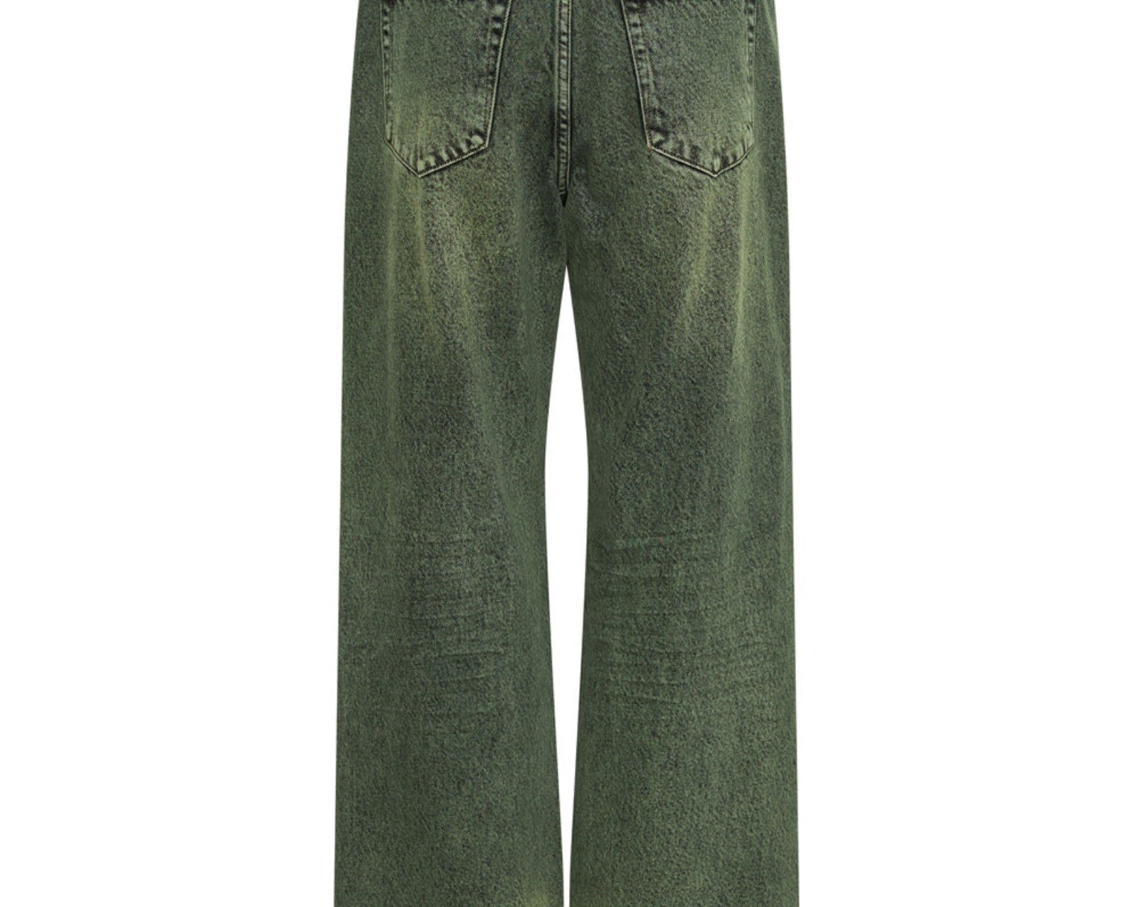 Roadhouse Wide Leg Drawstring Denim Jeans - Black Khaki