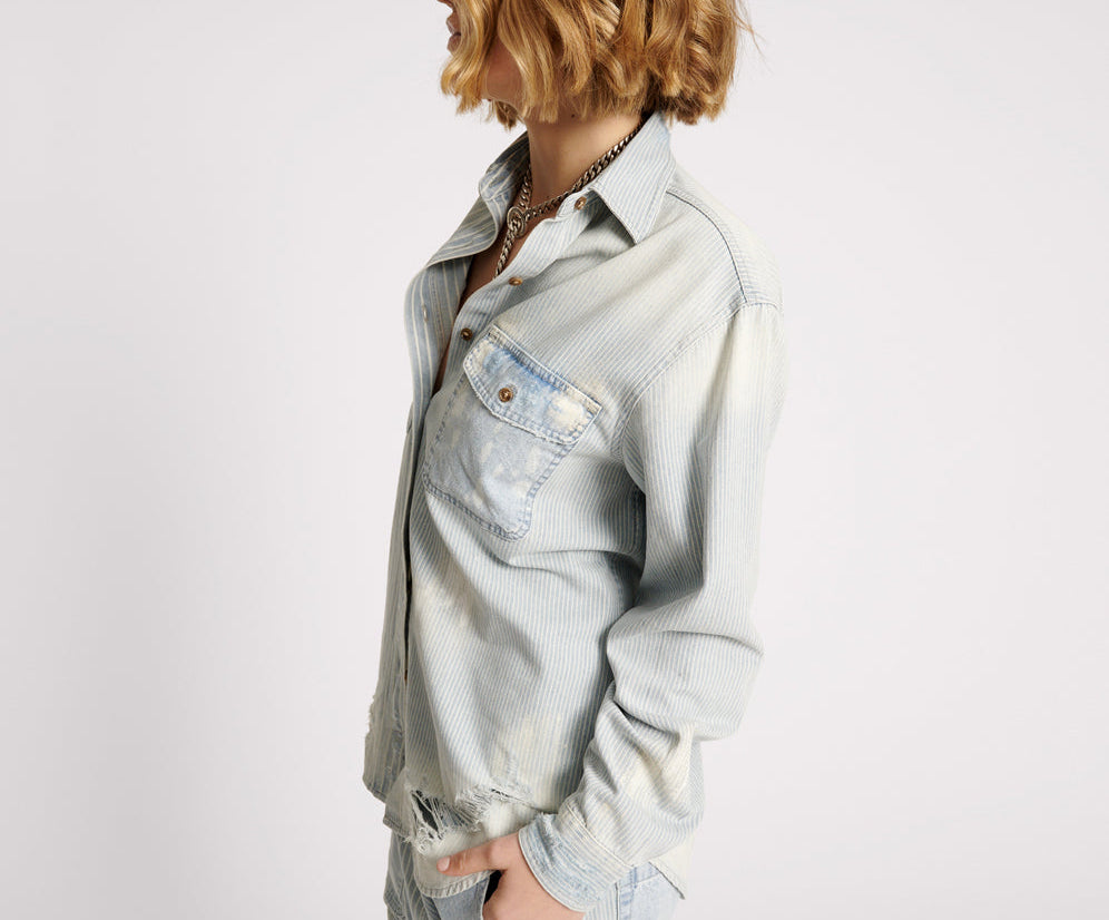 Everyday Denim Shirt - Painters Stripe