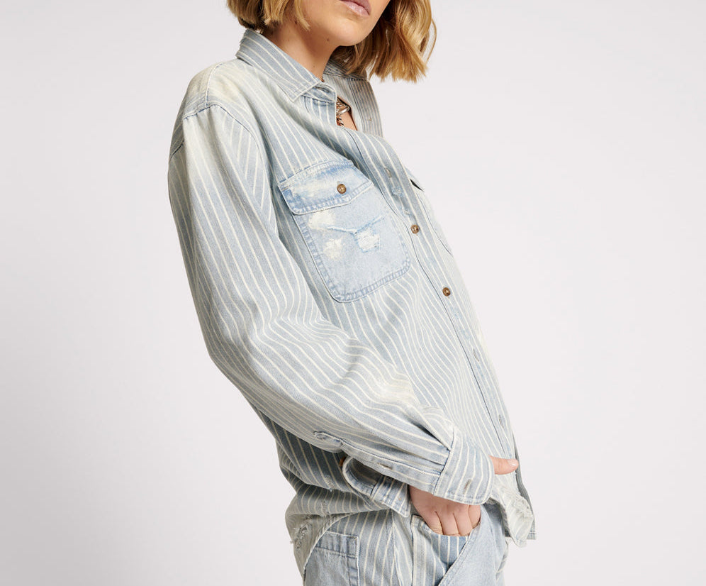 Everyday Denim Shirt - Painters Stripe