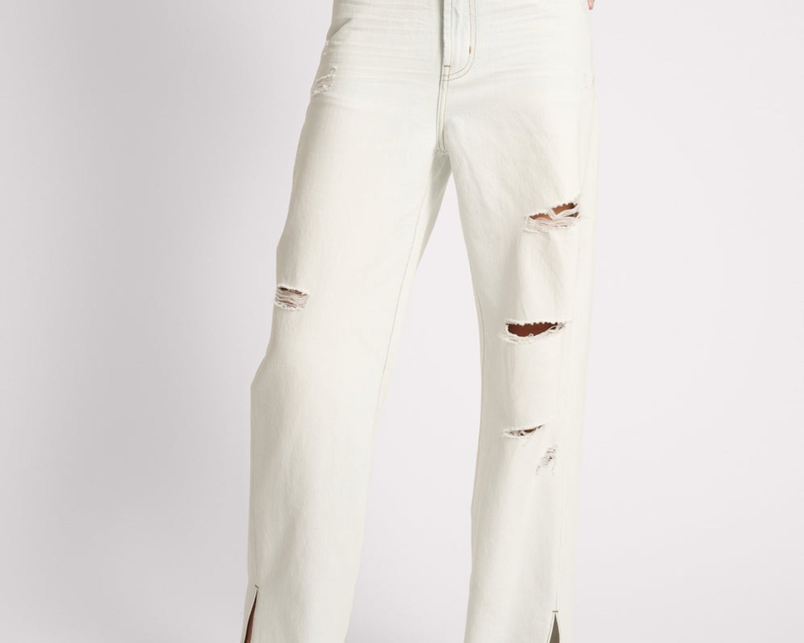 Billie Low Slung Straight Leg Mid Waist Denim Jeans - Bel Air Blue