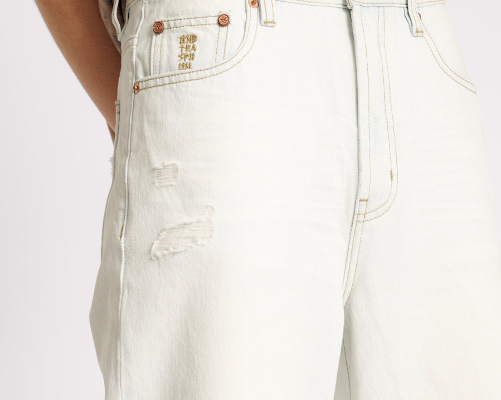 Billie Low Slung Straight Leg Mid Waist Denim Jeans - Bel Air Blue