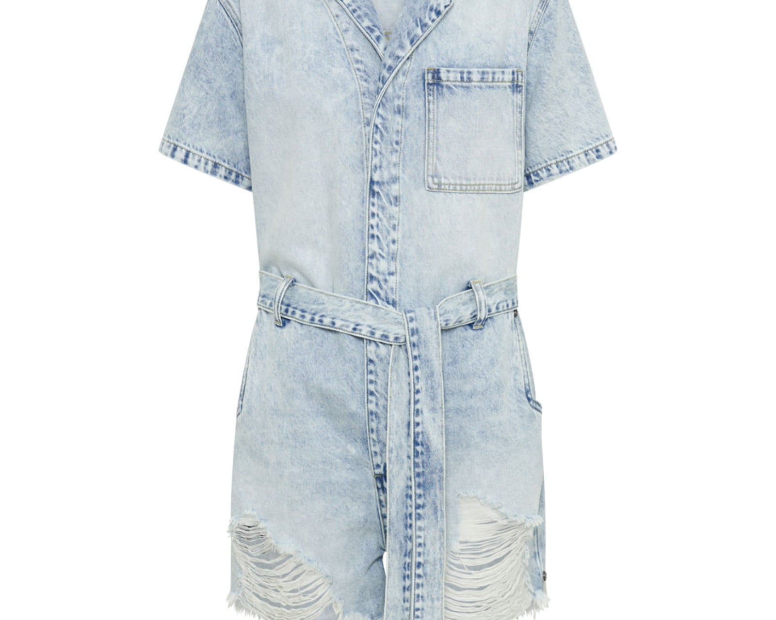 Night Movers Denim Jumpsuit - Depeche Blue