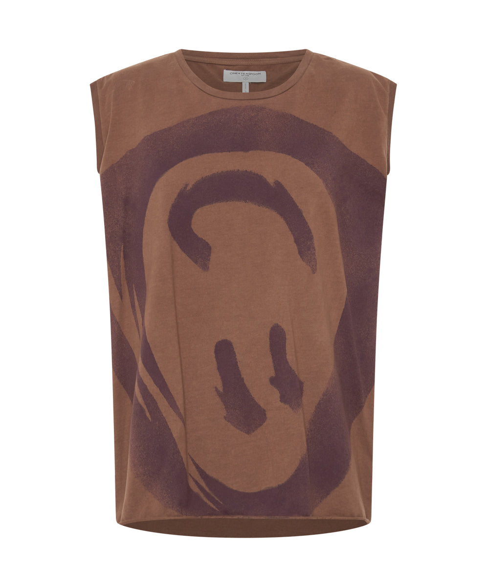 Products HAND SPRAYED SMILEY OVERSIZED TANK