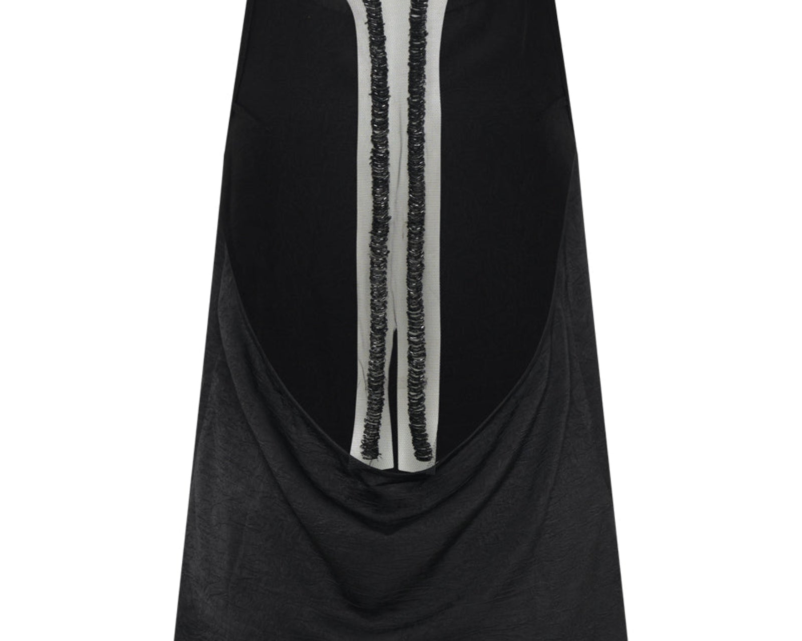 Roxie Embellished Backless Top - Black