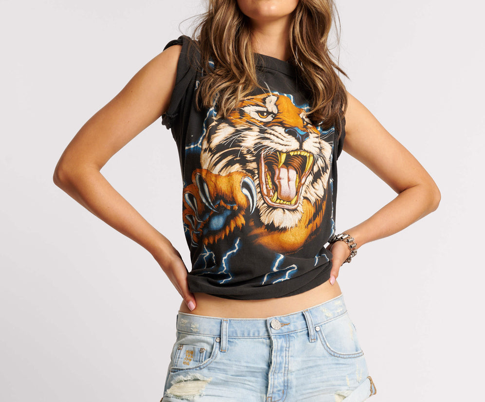 Bandits Low Waist Denim Shorts - Sky Blue