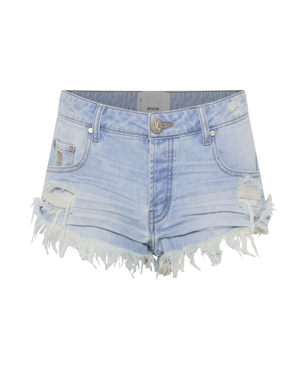 Outlet Sale Women's Denim SKYBLUE DUKES LOW WAIST DENIM SHORT