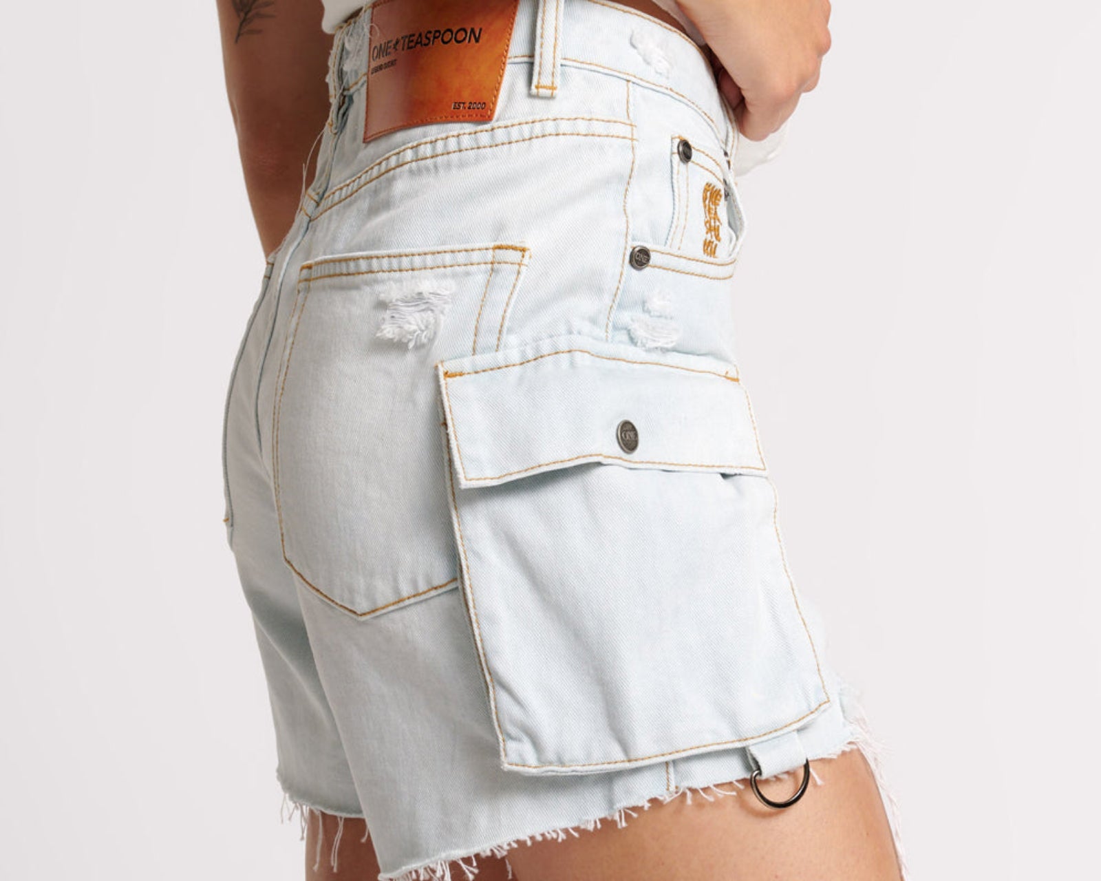 Legends High Waist Mom Fit Denim Shorts - Le Surf