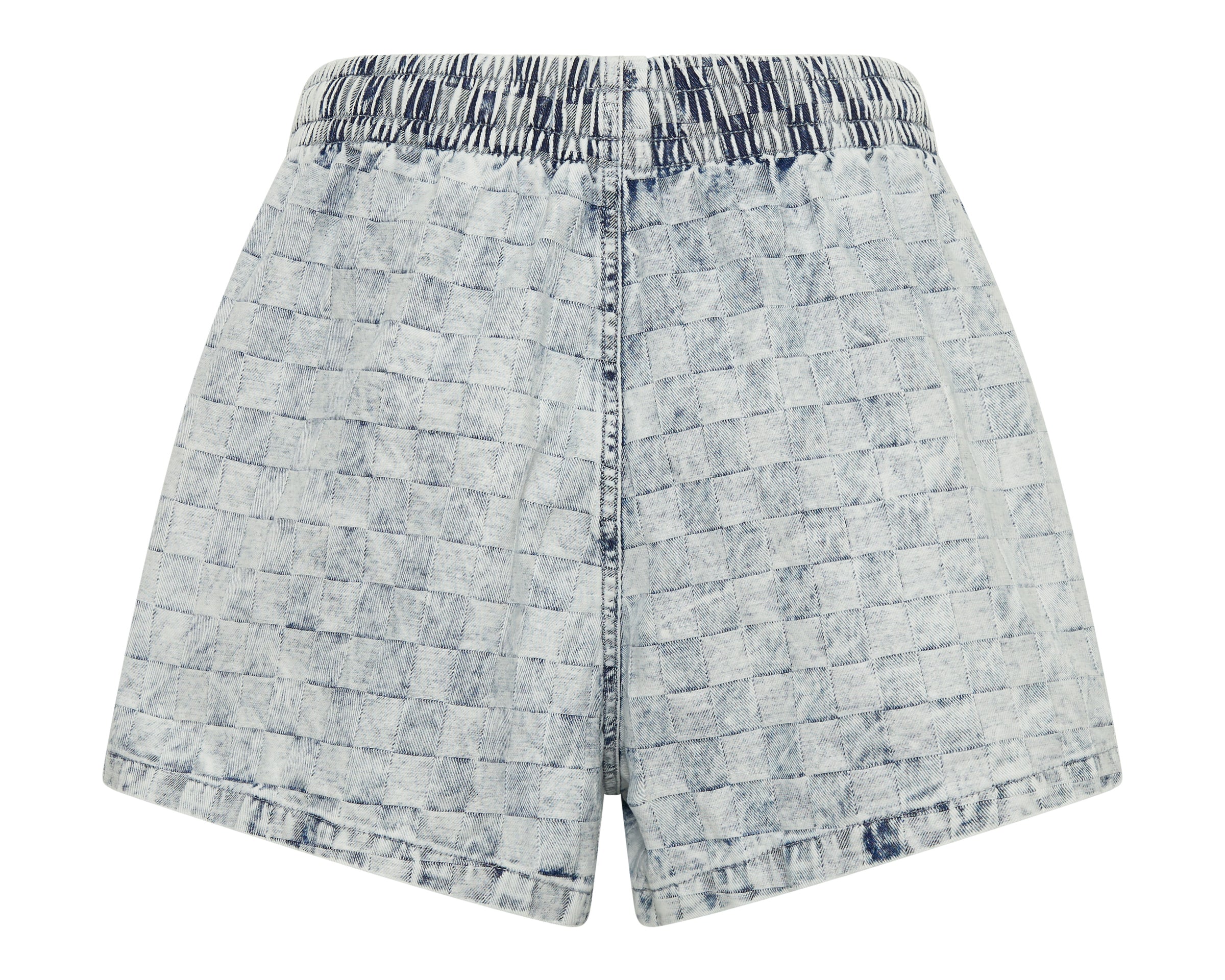 Boxer Low Waist Denim Shorts - Acid Check