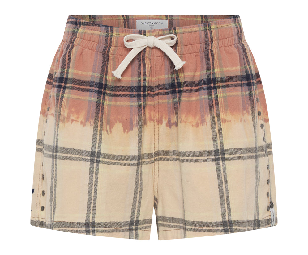 FLANNEL STUDDED BOXER SHORTS