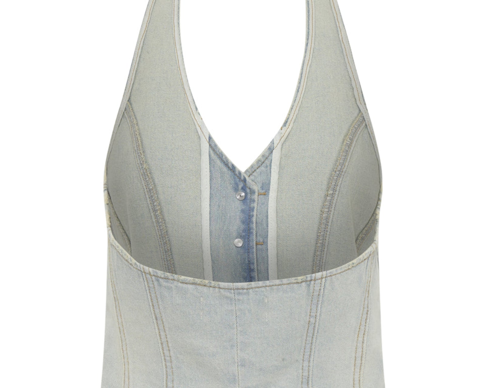 Denim Halter Top - Old West