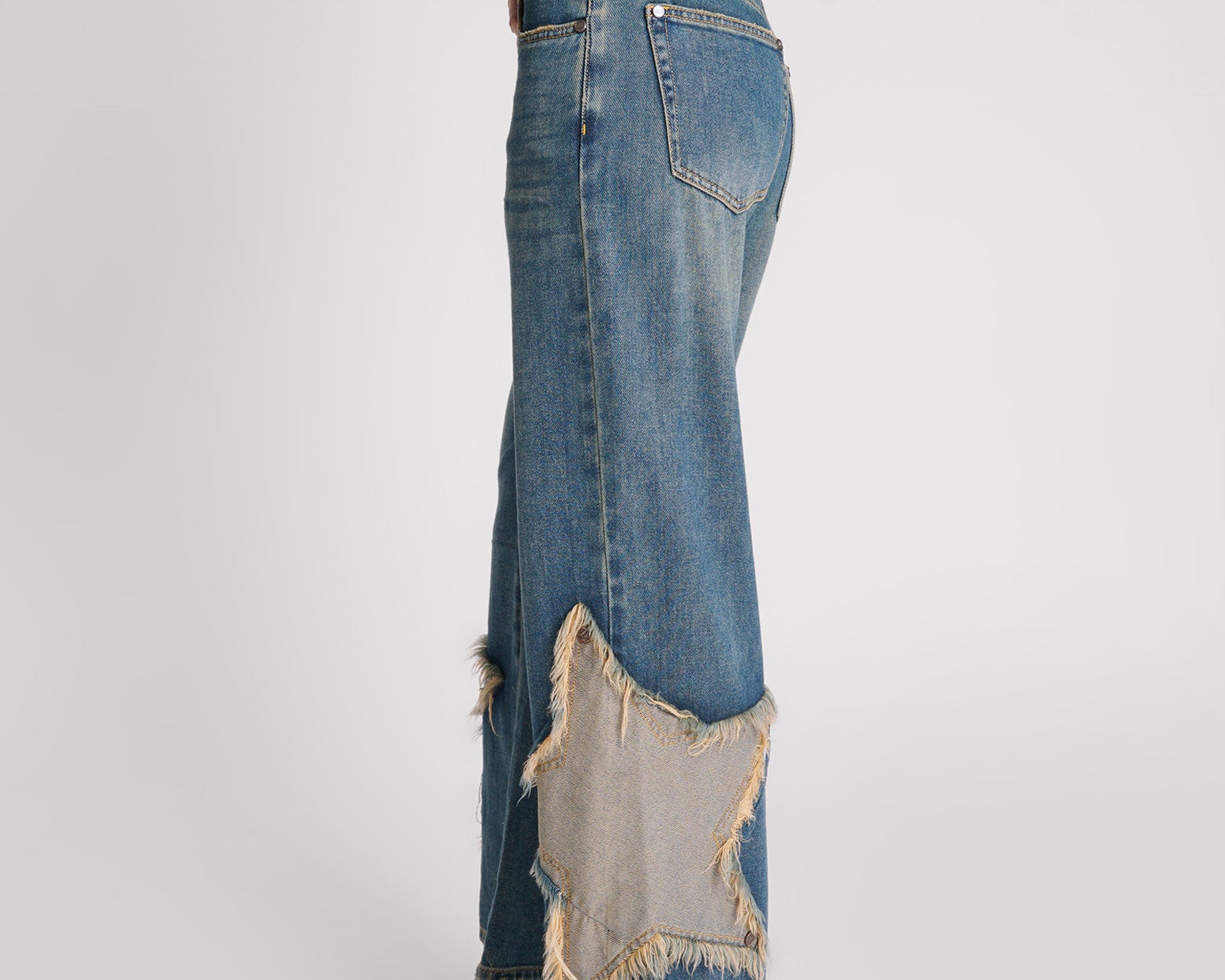 Jackson Mid Waist Wide Leg Denim Jeans - Memphis Star
