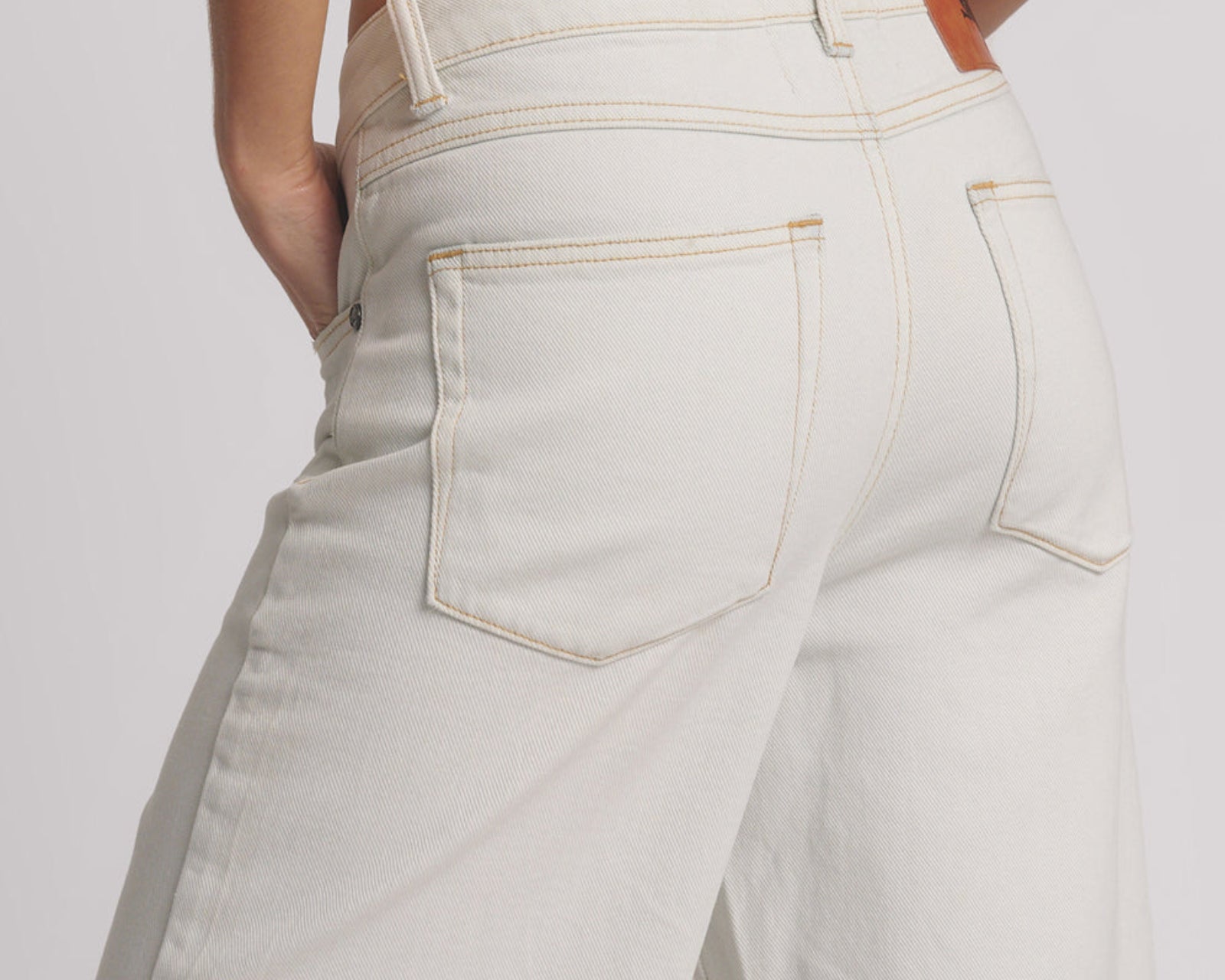 Le Cats Mid Waist Wide Leg Boyfriend Denim Jorts - Le Surf Blue