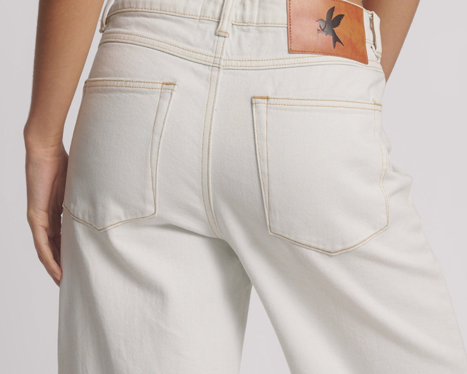 Le Cats Mid Waist Wide Leg Boyfriend Denim Jorts - Le Surf Blue