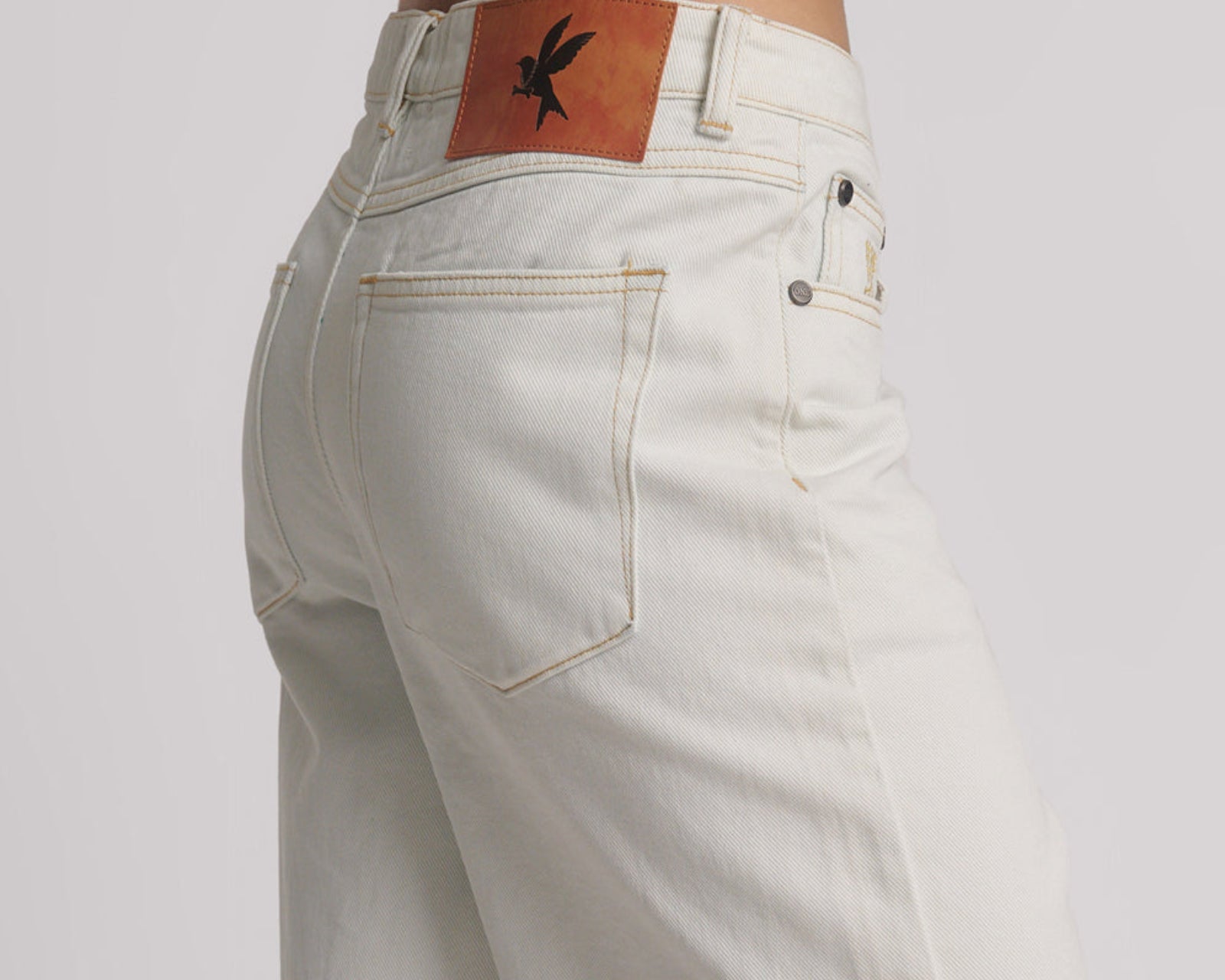 Le Cats Mid Waist Wide Leg Boyfriend Denim Jorts - Le Surf Blue