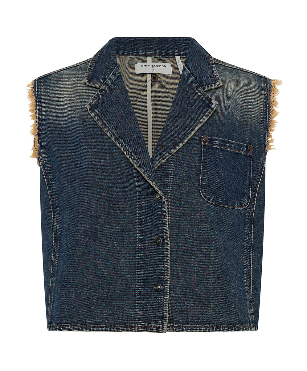 The Great Adventure Palisades Denim Top - Memphis Star