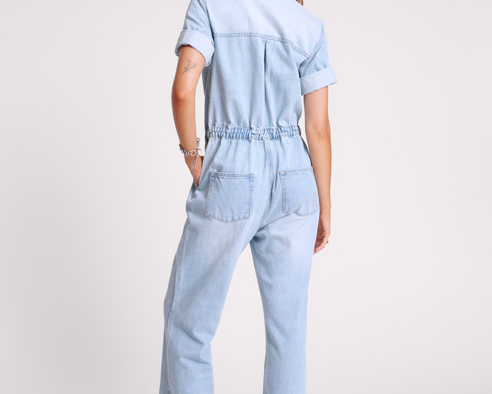 Veronica Denim Jumpsuit - Sportster Blue