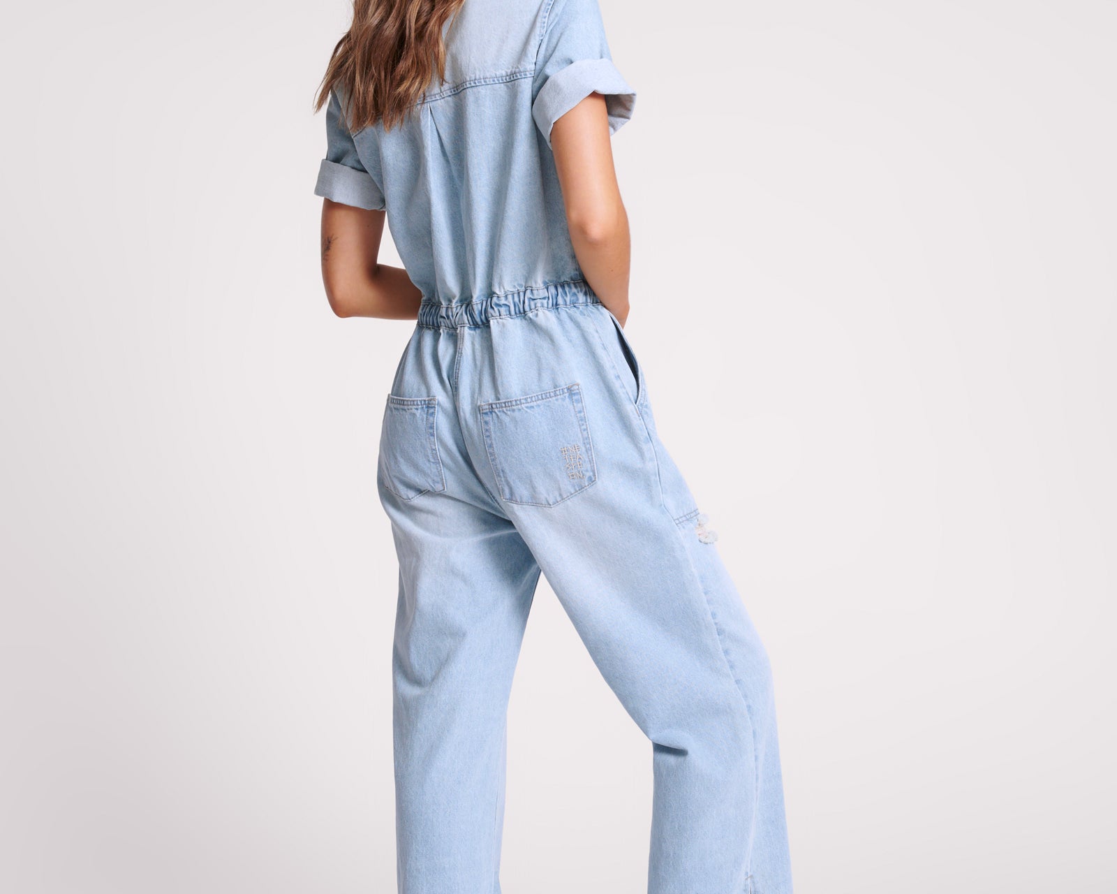 Veronica Denim Jumpsuit - Sportster Blue