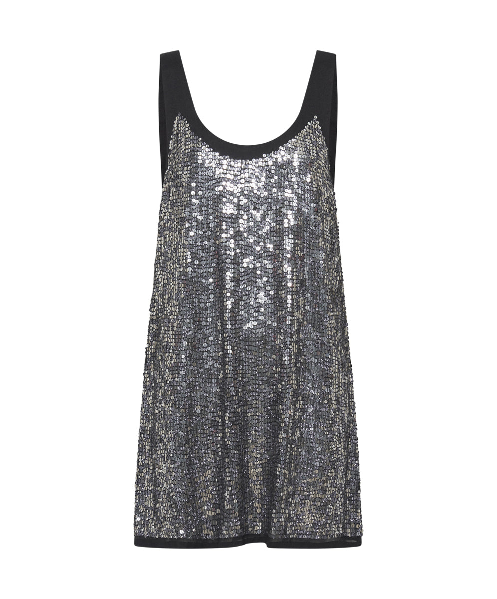 Products HAND EMBELLISHED FRAME SHIFT DRESS