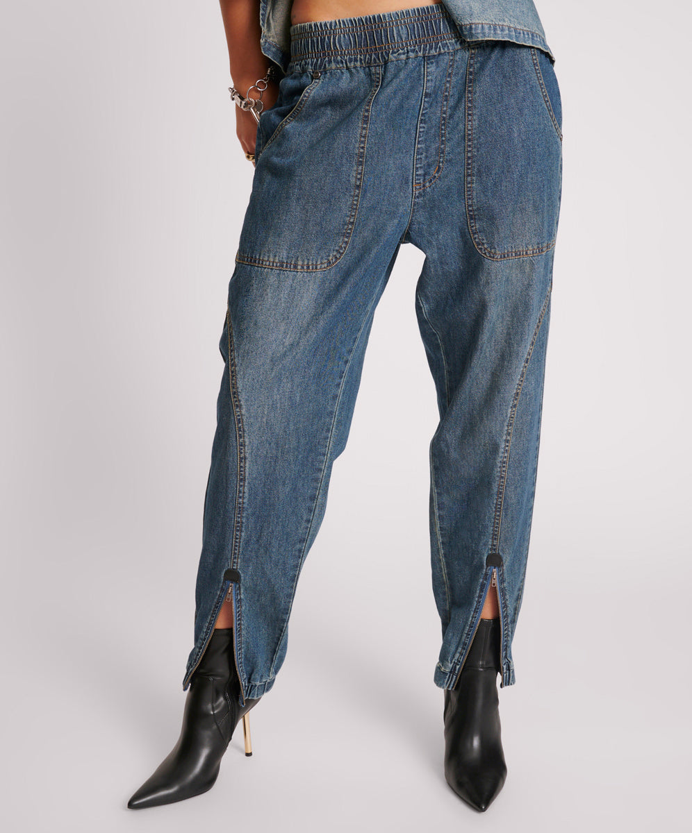 The Great Adventure Denim Flight Pants - Used Blue