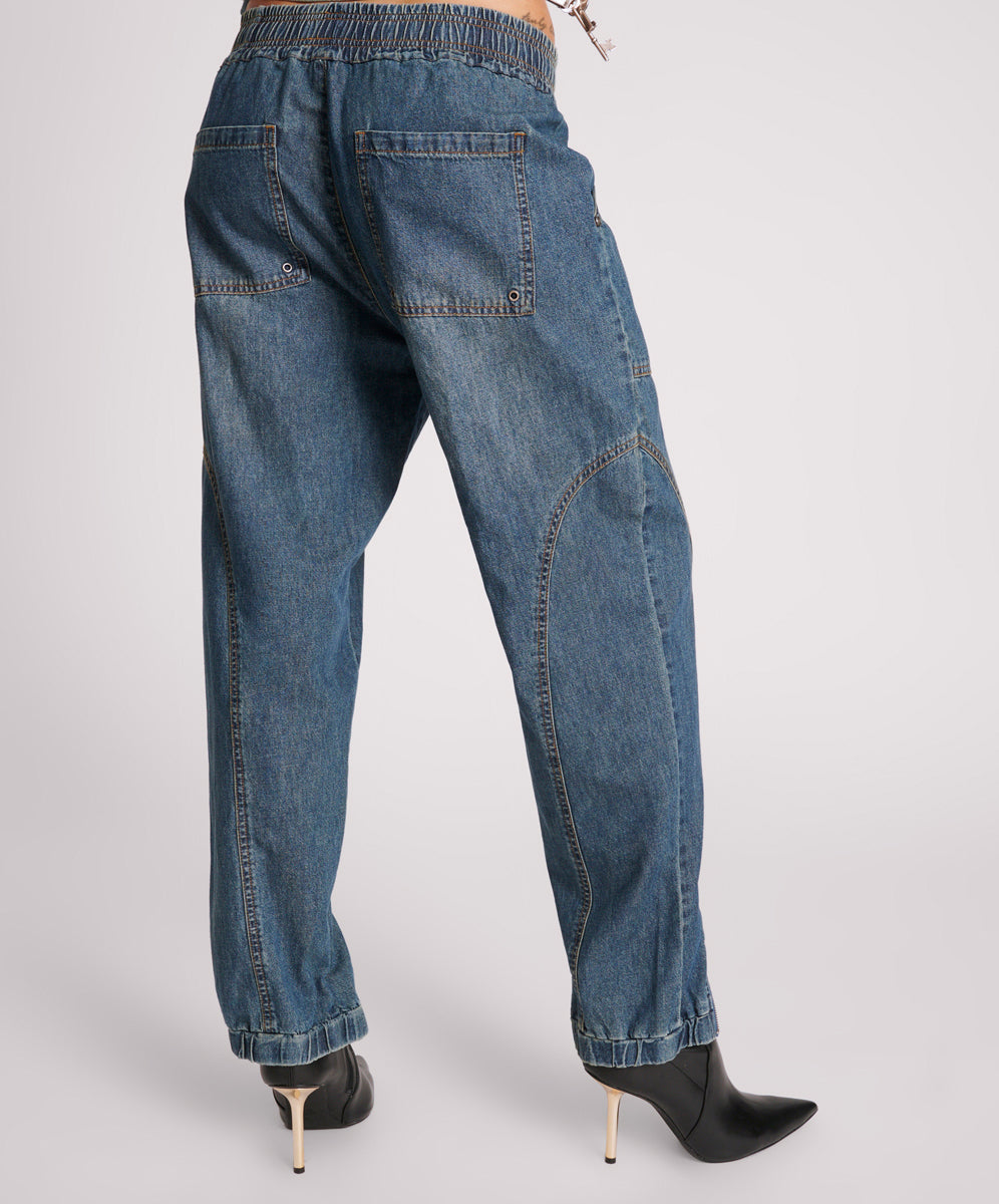 The Great Adventure Denim Flight Pants - Used Blue