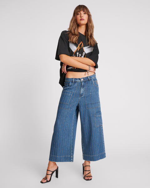 パンツ BADWAY Studs straight denim pants パンツ BADWAY Studs straight denim pants BADWAY OFFICIAL