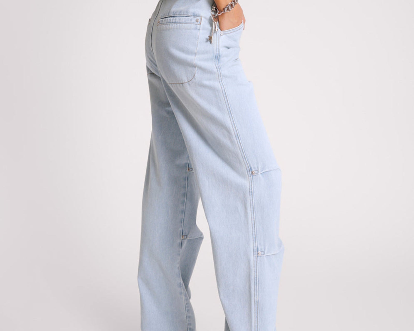 Marley Relaxed Denim Jeans - Blue Latte