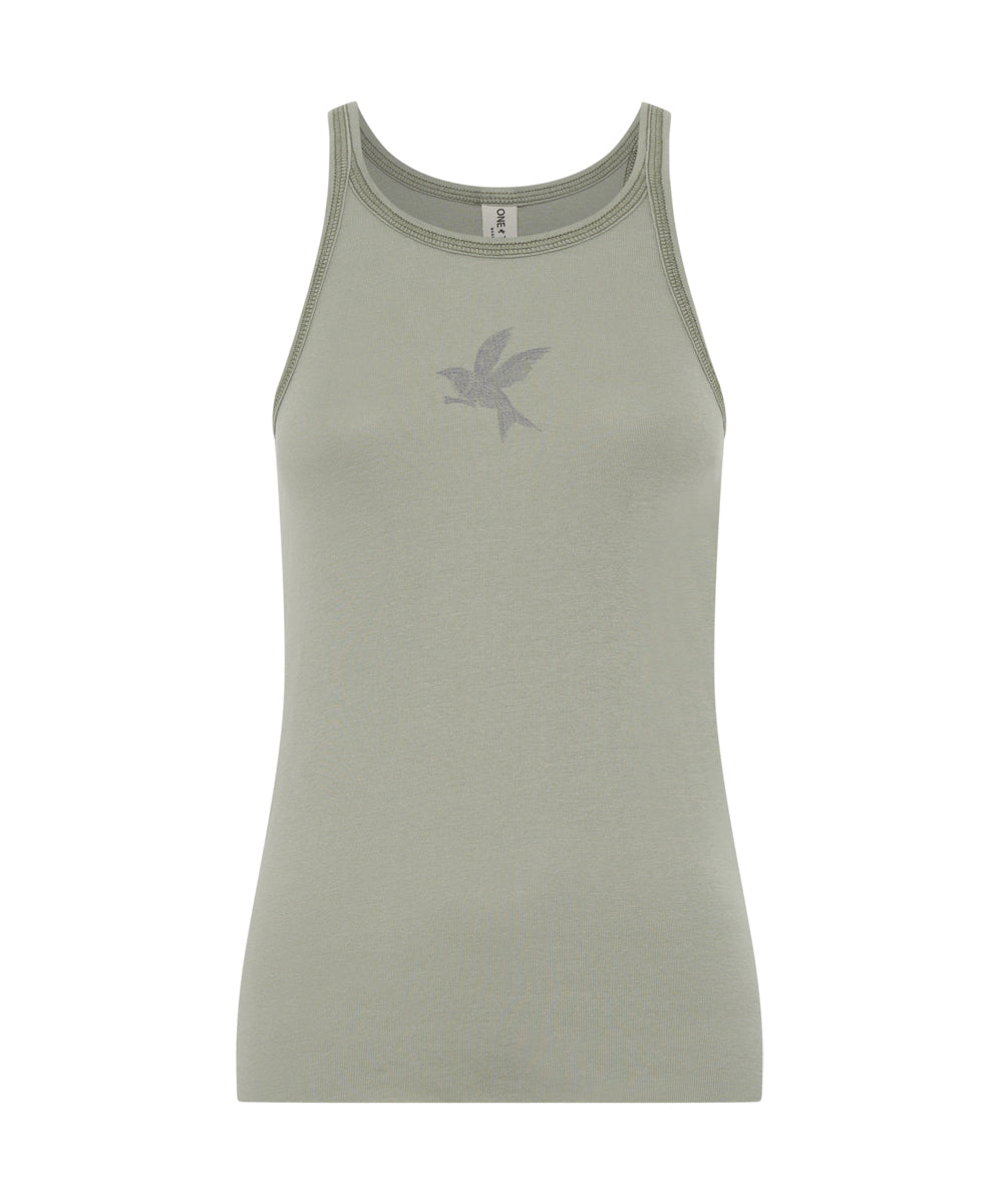 Products SAGE ONE TEASPOON FINE RIB SINGLET