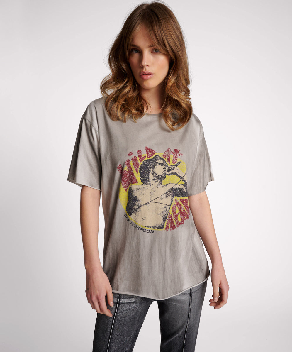 Products Wild At Heart Boyfriend Tee - Grey