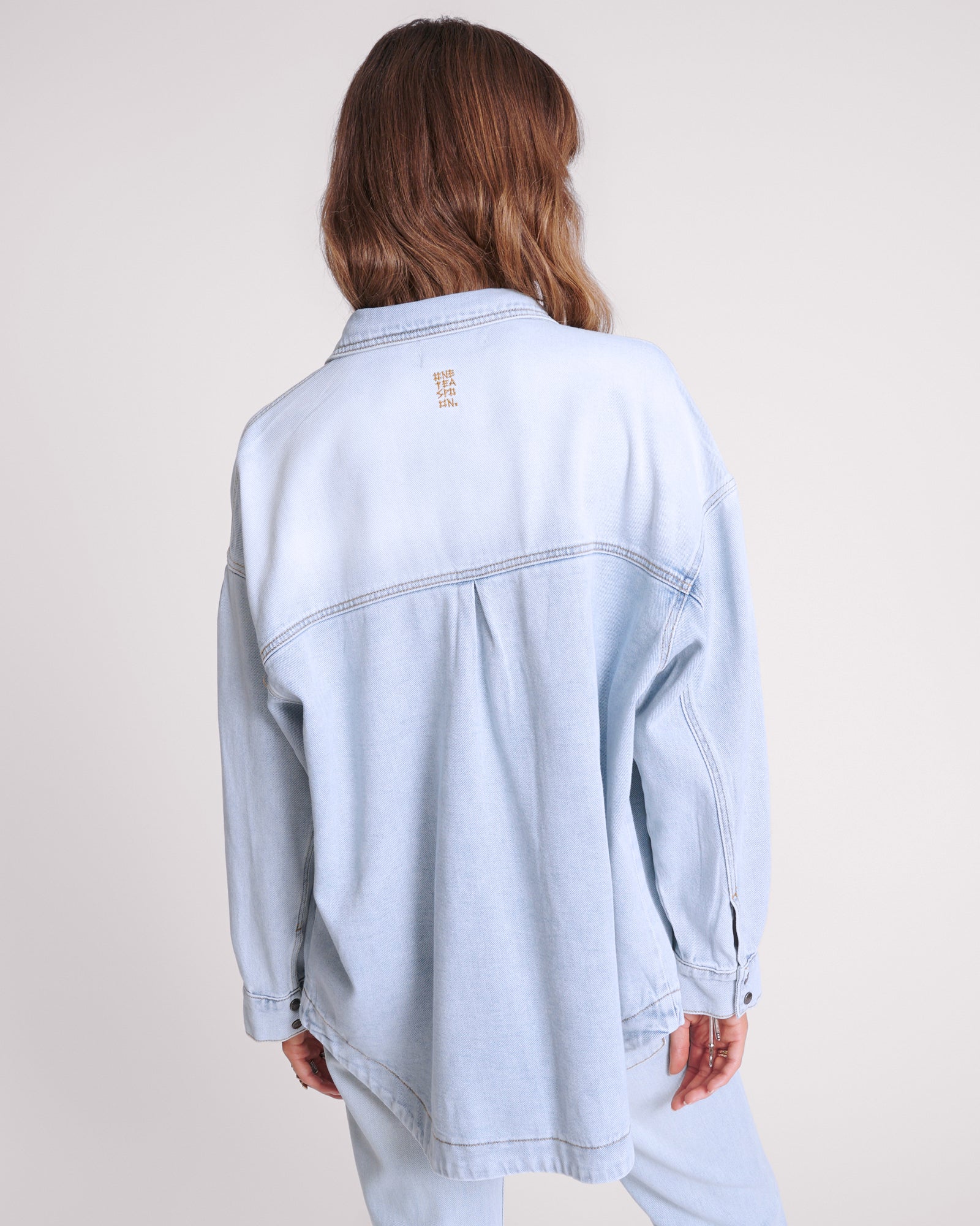 Longline Denim Jacket - Hustler | One Teaspoon USA