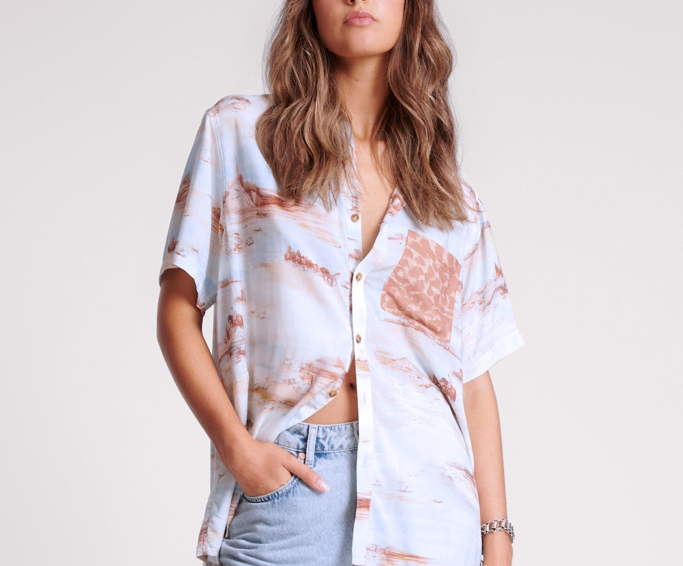 Cowboy Desert Ranch Shirt - Multi