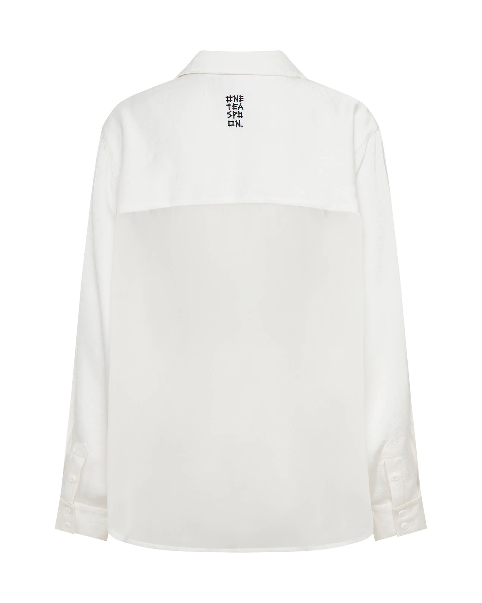 Sheer Tuxedo Shirt - White | One Teaspoon USA