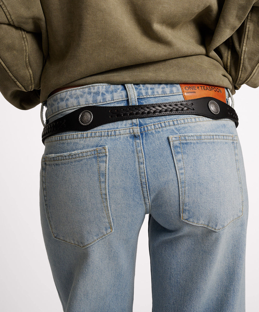 Products Rodeo Leather Belt - Black
