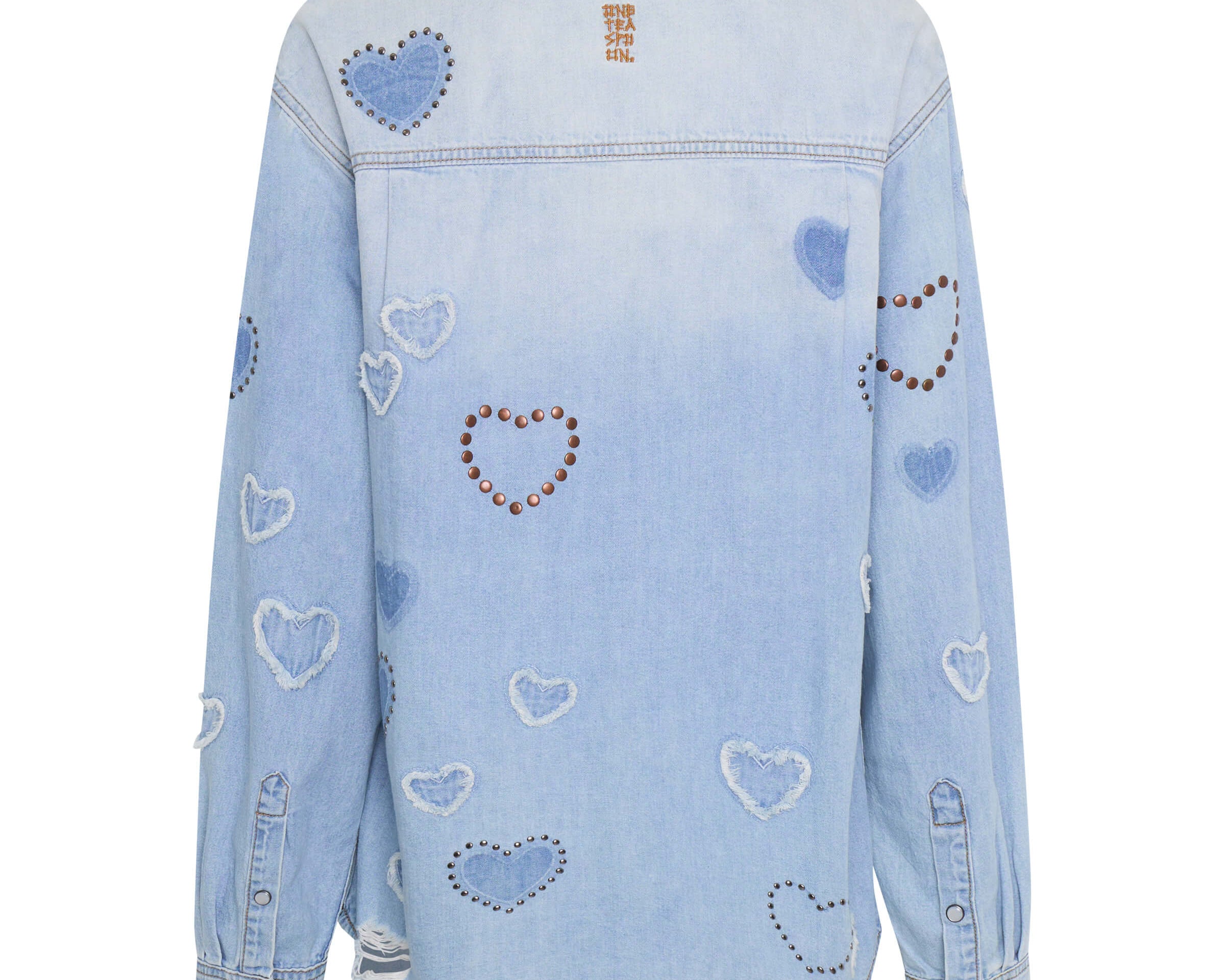 Everyday Studded Denim Shirt | Blue Heart Everyday Studded Denim Shirt | Blue Heart