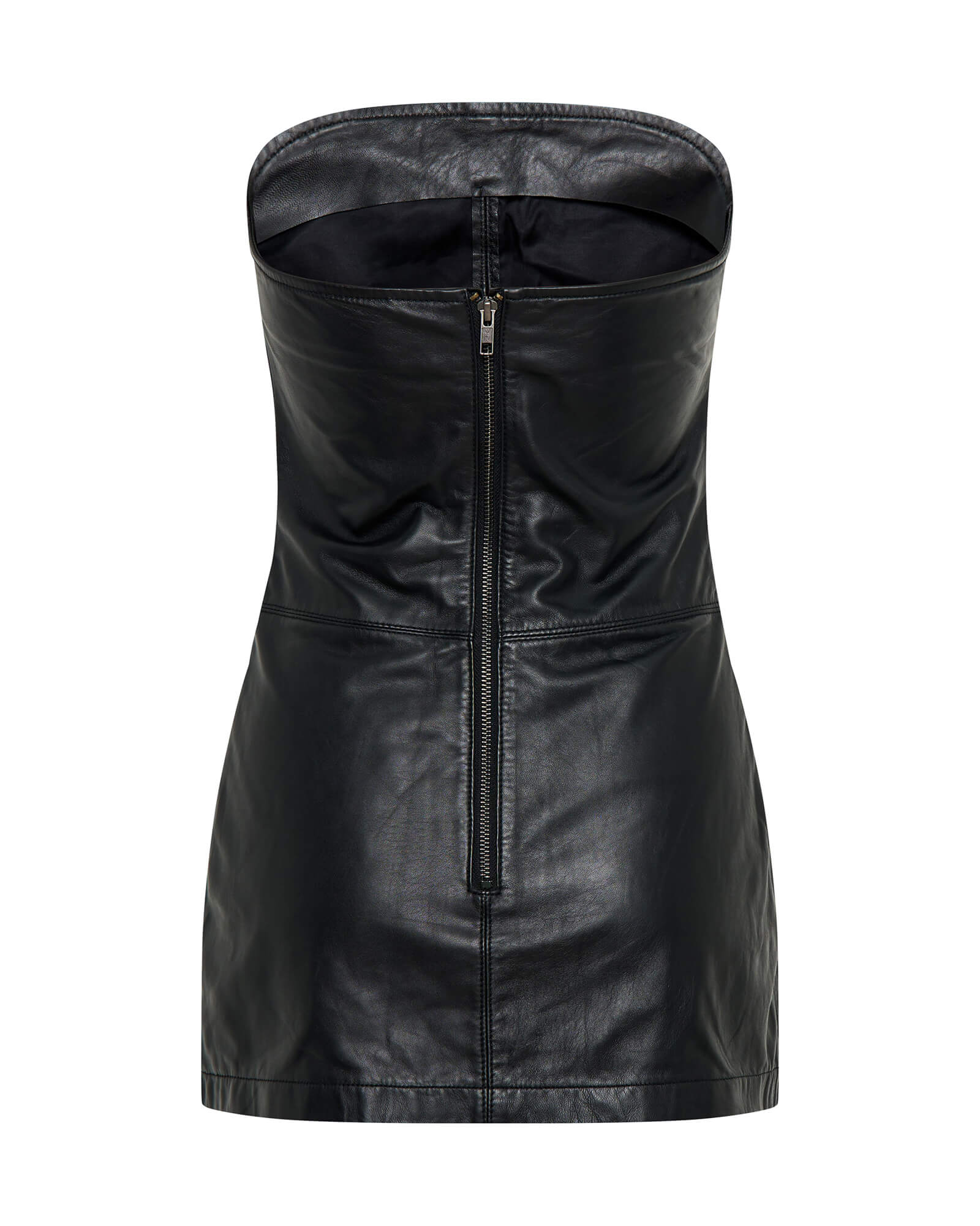 Leather Strapless Mini Tube Dress - Black | One Teaspoon USA Leather Strapless Mini Tube Dress - Black | One Teaspoon USA