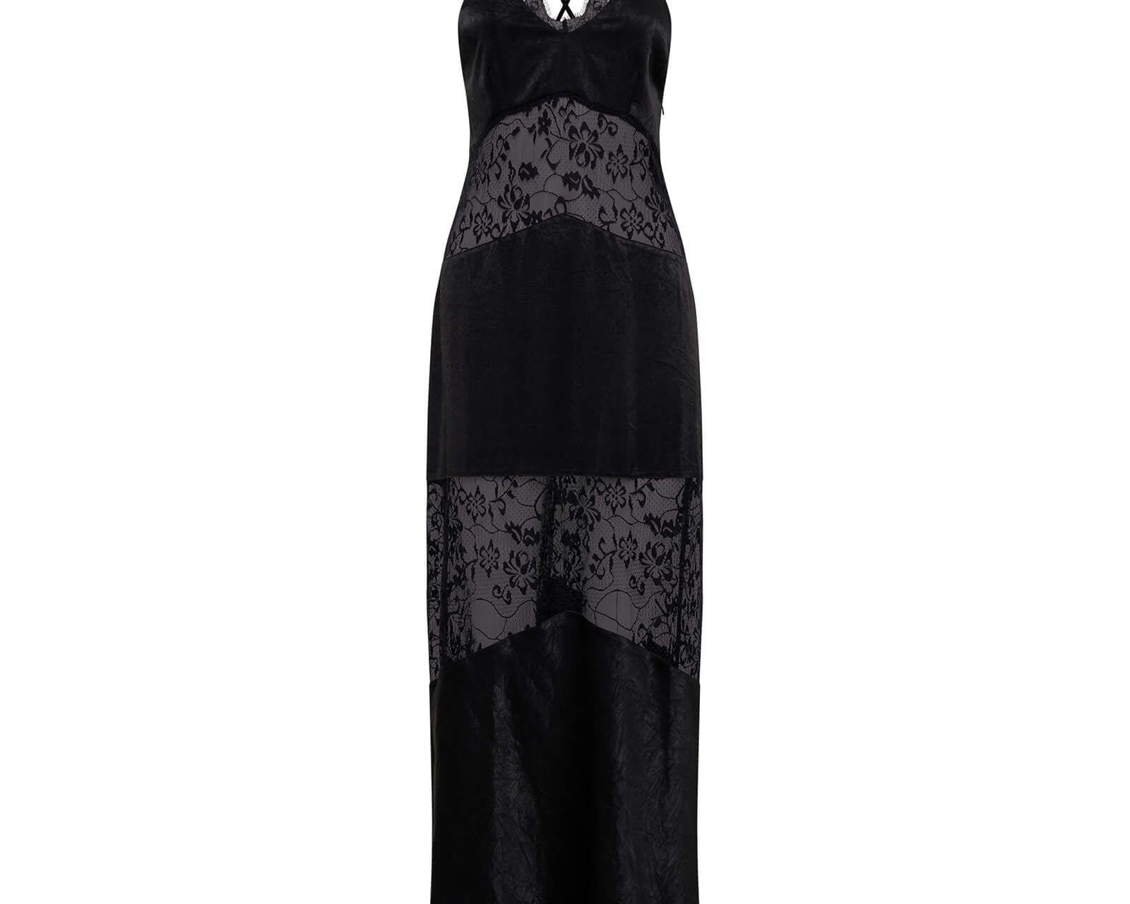 Winona Lace Long Slip Maxi Dress - Black | One Teaspoon USA Winona Lace Long Slip Maxi Dress - Black | One Teaspoon USA
