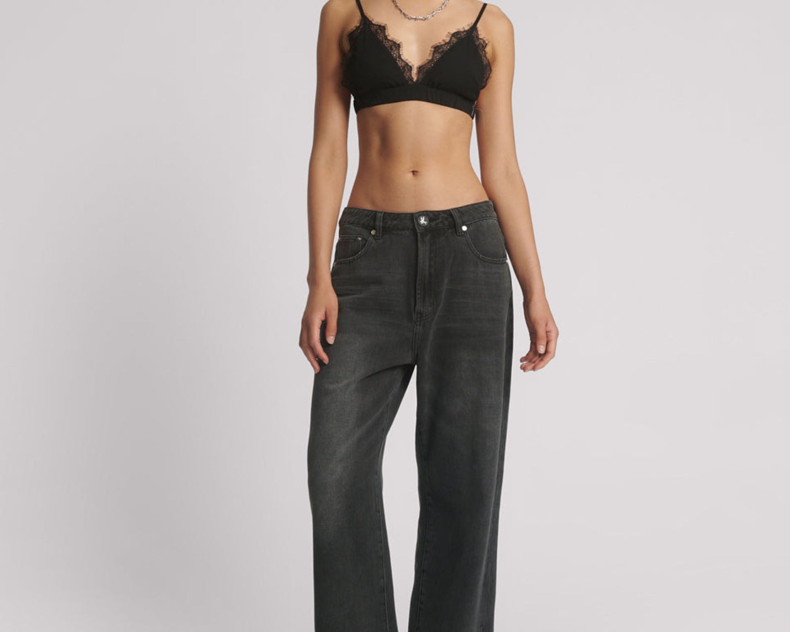 Lace Bralette - Black