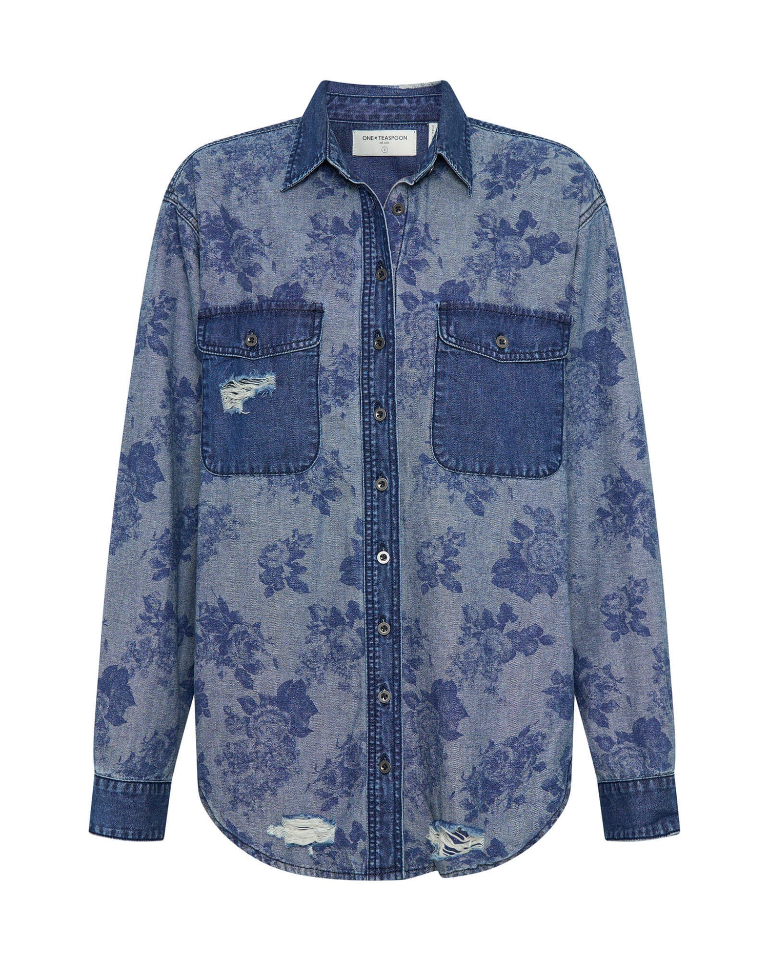 Women's Shirts Everyday Denim Shirt - Rosewood